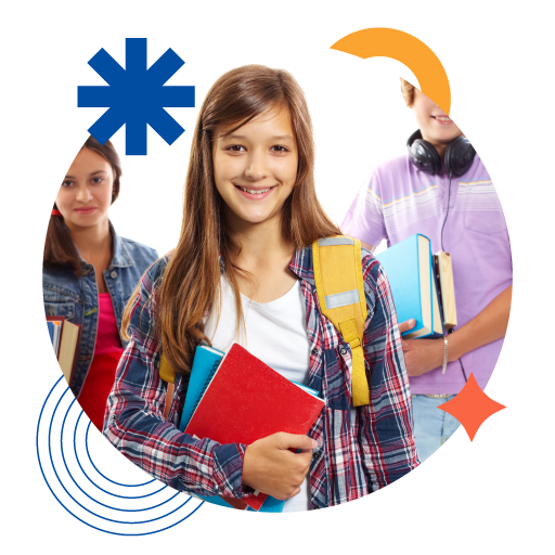 Alunos do Ensino Médio da escola São Paulo de Holambra em sala de aula moderna.